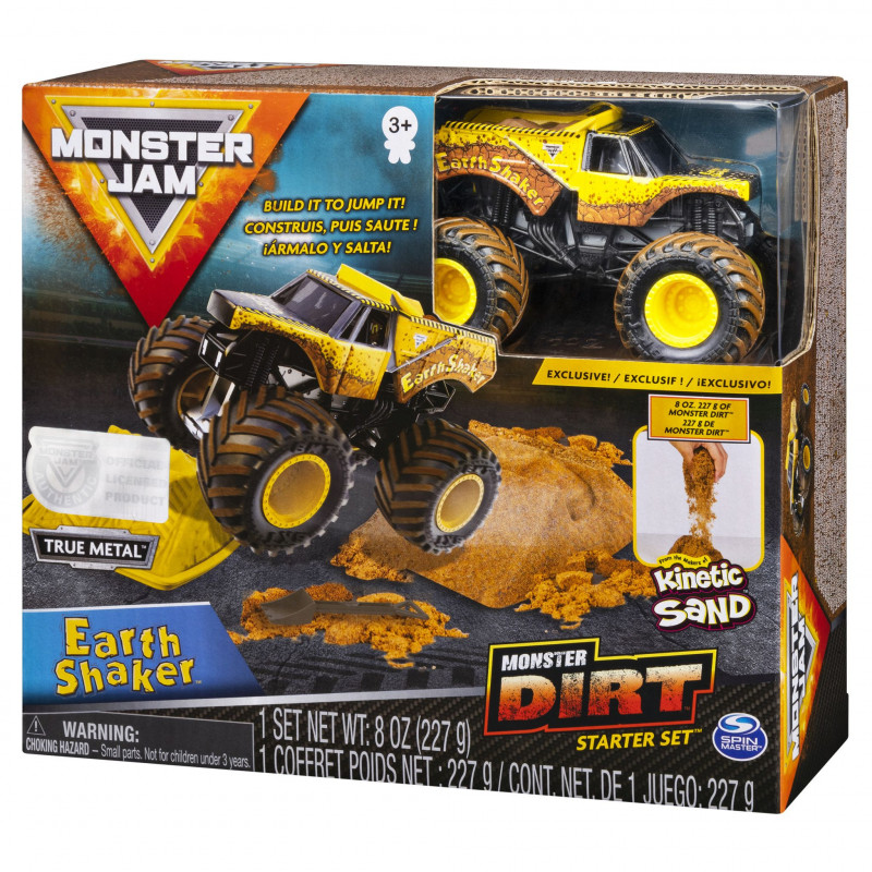 Monster Jam Kinetic Dirt Starter Set : Earth Shaker