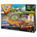 Circuits, véhicules et robotique pour enfants - Monster Jam Kinetic Dirt Deluxe Sets : Grave Digger - Livraison rapide Tunisie