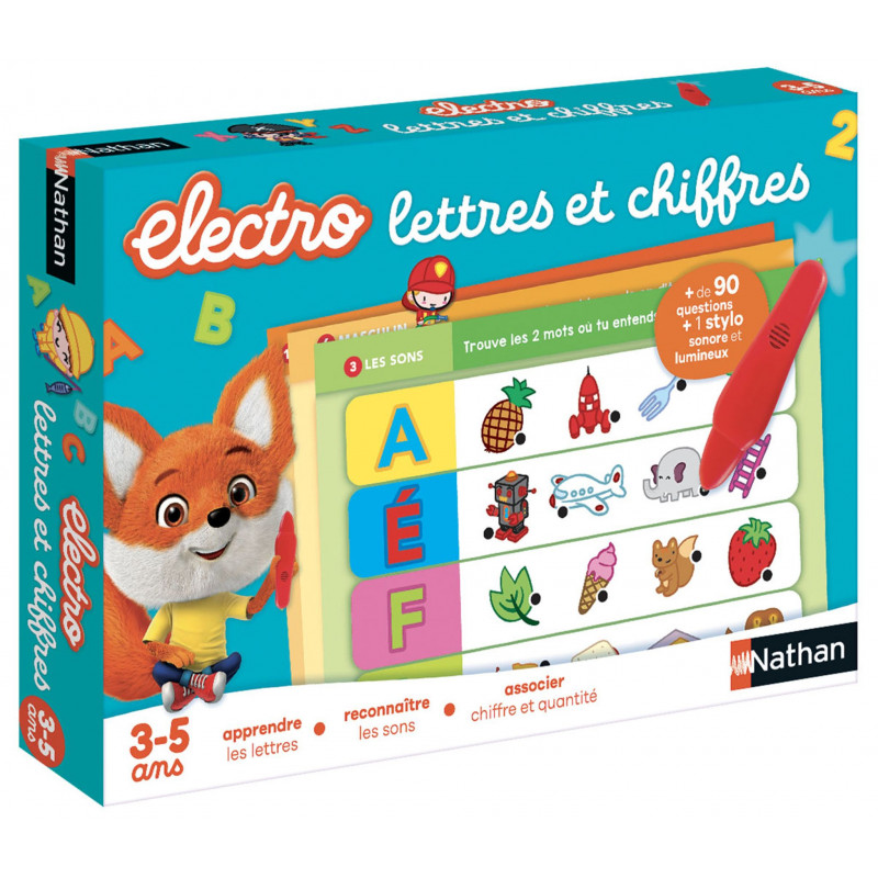 Electro Lettres et chiffres - Jeux enfants Tunisie