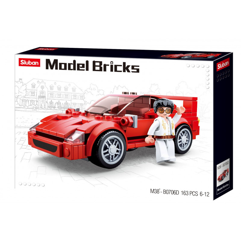 Model Bricks Cars - Italian Sportscar