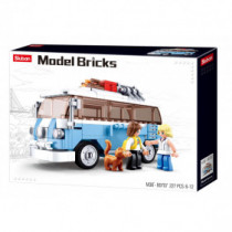 Model Bricks Cars - Classic Hippy Bus