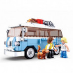Jeux de construction pour enfants - Model Bricks Cars - Classic Hippy Bus - Livraison rapide Tunisie
