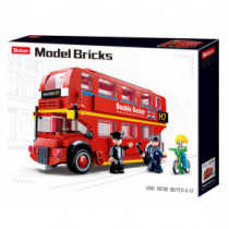 Model Bricks Bus - London Double Decker Bus