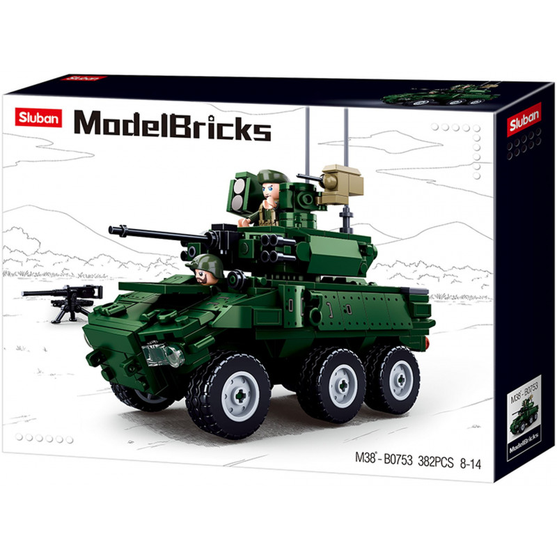 Model Bricks Army - 6x6 Wheeled Infantry Combat Vehicle