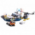 Jeux de construction pour enfants - Police : Police Boat - Livraison rapide Tunisie