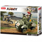 Jeux de construction pour enfants - Sluban Army - Small English Armored Vehicle - Livraison rapide Tunisie