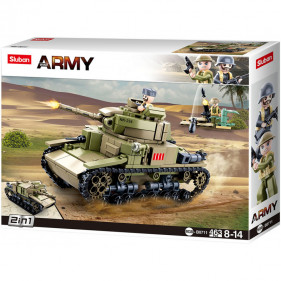 Sluban Army - Medium Italian Tank  2in1