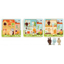 Puzzles pour enfants - Puzzle en bois 3 niveaux - Chez Carot - Livraison rapide Tunisie