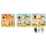 Puzzles pour enfants - Puzzle en bois 3 niveaux - Chez Carot - Livraison rapide Tunisie