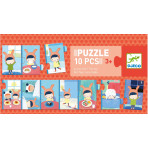 Puzzles pour enfants - Puzzle Carton Trio - La journée - Livraison rapide Tunisie
