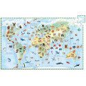 Puzzles pour enfants - Puzzle Carton Observation - Les animaux du monde 100 pcs + Livret - Livraison rapide Tunisie
