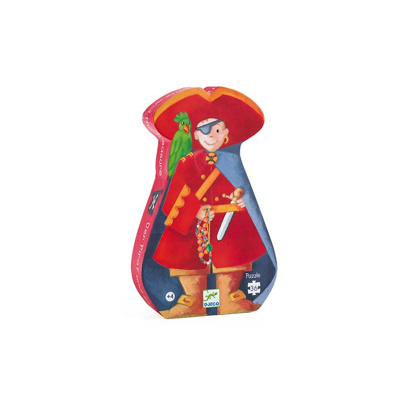 Puzzle Silhouette - Le pirate et son trésor Puzzle Silhouette - Le pirate et son trésor