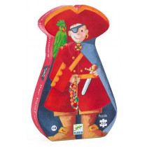 Puzzle Silhouette - Le pirate et son trésor