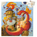 Puzzles pour enfants - Puzzle Silhouette - Vaillant et ses dragons - Livraison rapide Tunisie