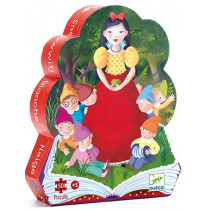 Puzzle Silhouette - Blanche neige