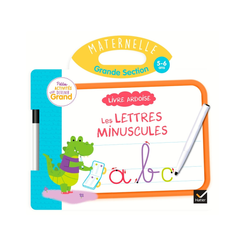 Ardoise - Livre Ardoise - Lettres minuscules GS