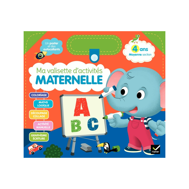 Activité - Ma valisette d'activités maternelle - 4 ans MS Activité - Ma valisette d'activités maternelle - 4 ans MS