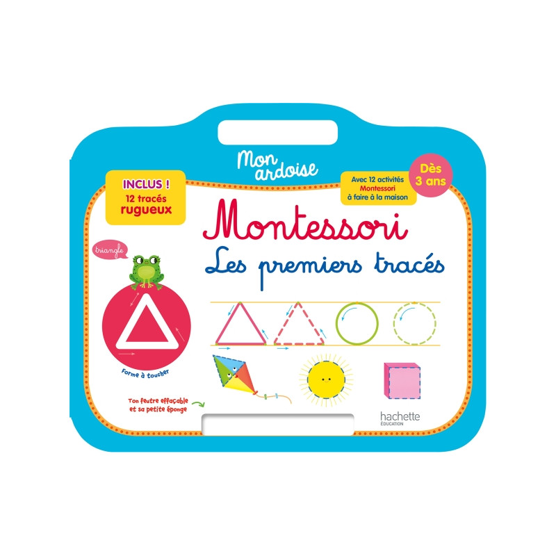 Ardoise Montessori - Premiers tracés Ardoise Montessori - Premiers tracés