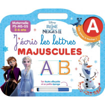 Ardoise Reine des neiges 2 - Lettres majuscules