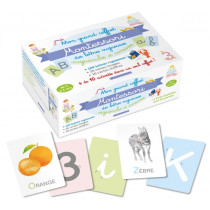 Larousse Coffret - Mon grand coffret Montessori - Lettres rugueuses