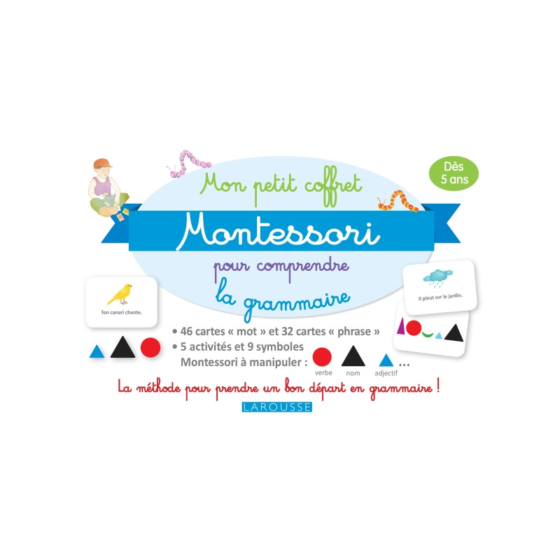 Larousse Coffret - Mon petit coffret Montessori - Comprendre la grammaire