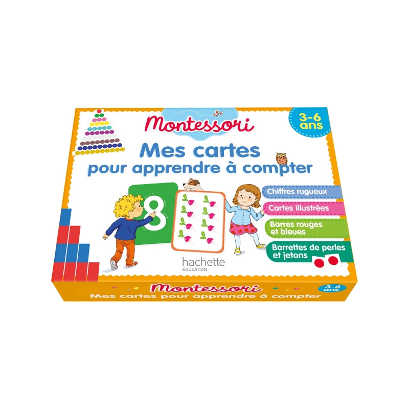 Coffret Montessori - Mes cartes pour apprendre à compter