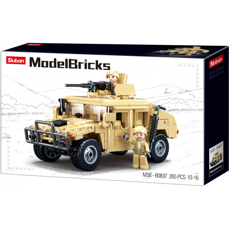 Model Bricks Army - Offroad Assault Vehicle