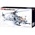 Jeux de construction pour enfants - Model Bricks Army - Attack Helicopter - Livraison rapide Tunisie