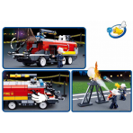 Jeux de construction pour enfants - Pompier : Airport Firecar - Livraison rapide Tunisie