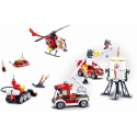 Jeux de construction pour enfants - Pompier : Fire brigade set - Livraison rapide Tunisie