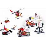 Jeux de construction pour enfants - Pompier : Fire brigade set - Livraison rapide Tunisie