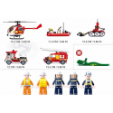 Jeux de construction pour enfants - Pompier : Fire brigade set - Livraison rapide Tunisie