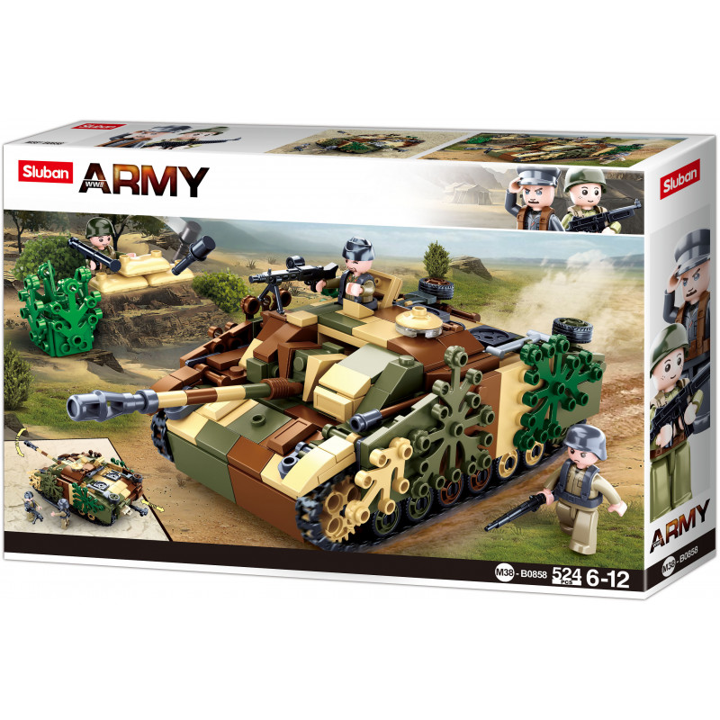 Sluban Army - Camouflaged Tank Sluban Army - Camouflaged Tank