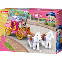 Girls Village : Horses with Carriage