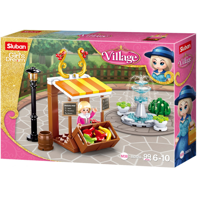 Girls Village : Vegetable stand