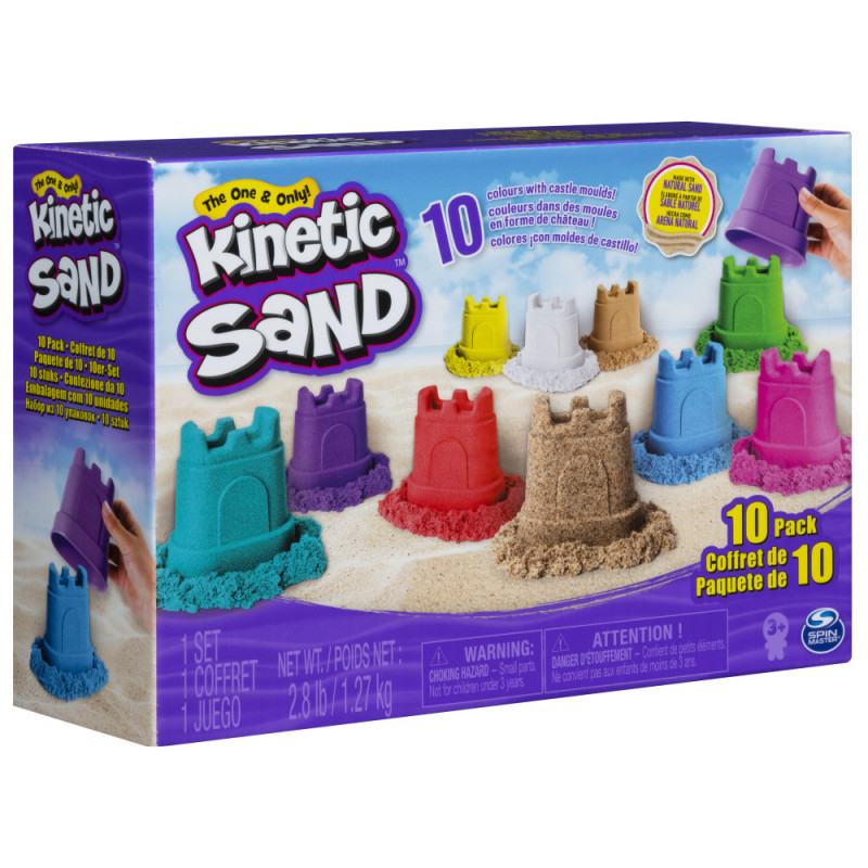 Kinetic Sand 10 Colour Pack - ECOM Exclusive Closed Box version