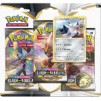 Jeux de société pour enfants - Pack 3 boosters : Pokémon Épée et Bouclier "Clash des Rebelles" - Livraison rapide Tunisie