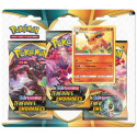 Jeux de société pour enfants - Pack 3 boosters : Pokémon Épée et Bouclier "Ténèbres Embrasées" - Livraison rapide Tunisie