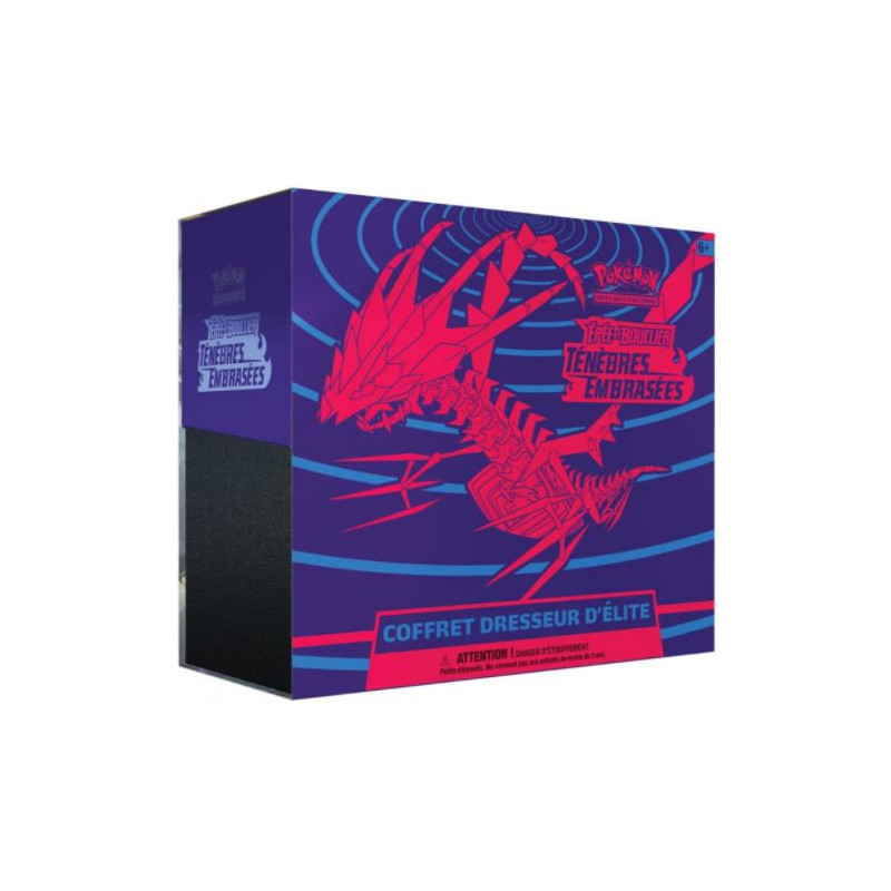 Coffret : Pokémon Épée et Bouclier 03 "Ténèbres Embrasées" : Elite Trainer Box