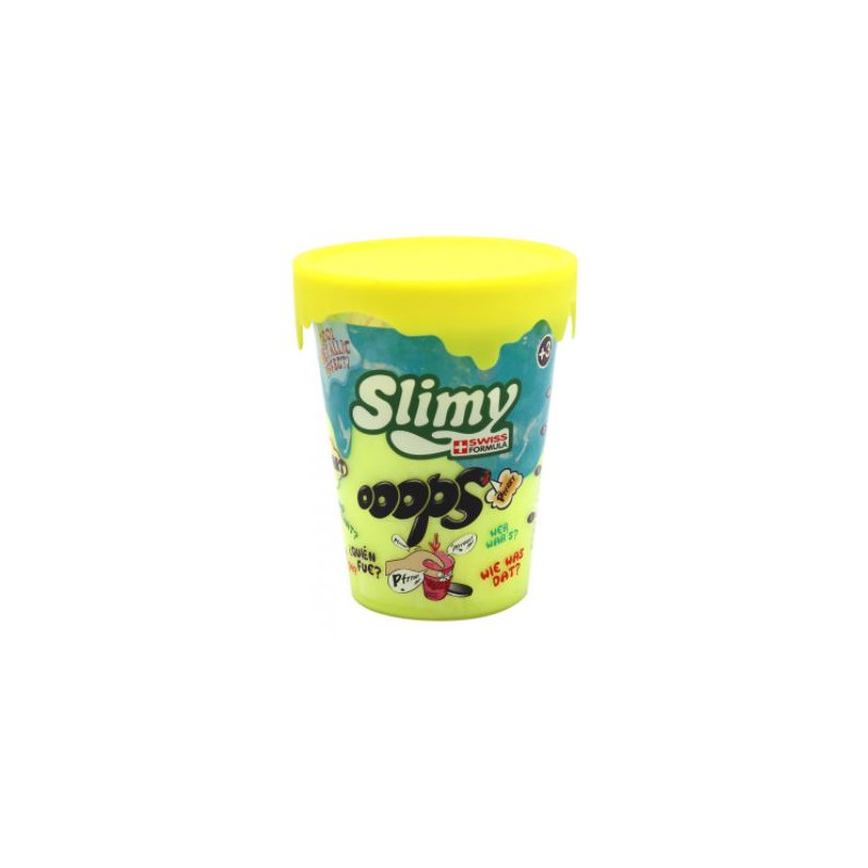 Pot Slimy Oops Metallic - 80 Gr Jaune Pot Slimy Oops Metallic - 80 Gr Jaune
