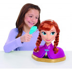 Jeux d'imagination pour enfants - Disney La Reine des neiges 2 - Anna - Tête à Coiffer Deluxe - Livraison rapide Tunisie