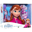 Jeux d'imagination pour enfants - Disney La Reine des neiges 2 - Anna - Tête à Coiffer Deluxe - Livraison rapide Tunisie