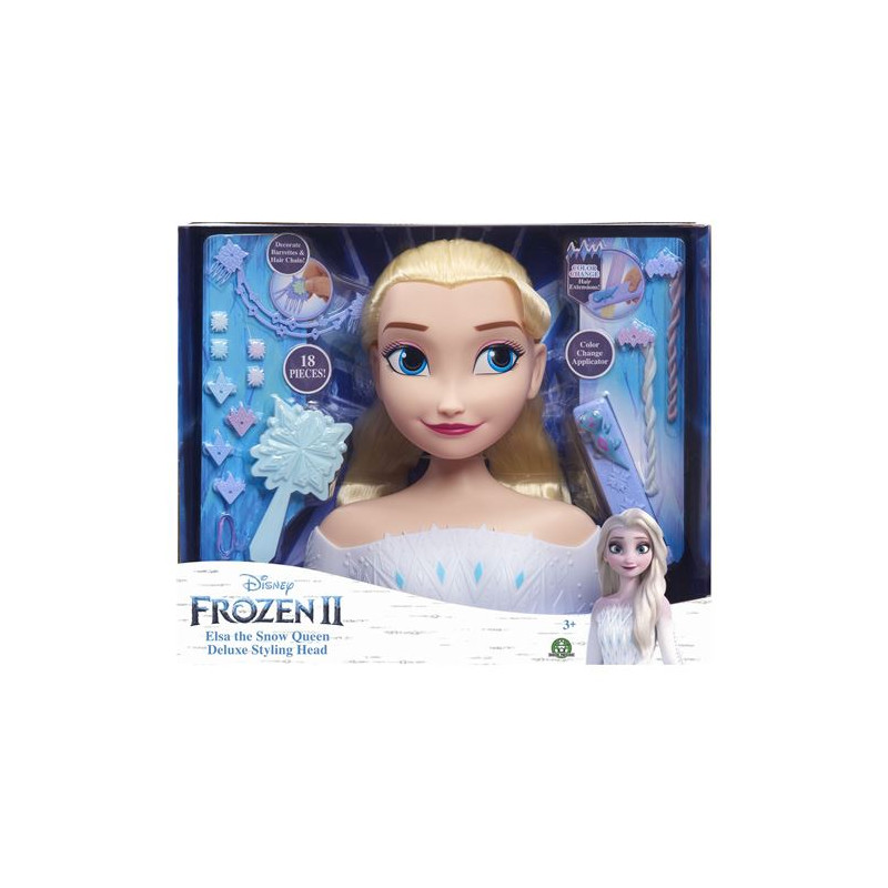Disney La Reine des neiges - Elsa - Tête à Coiffer Deluxe