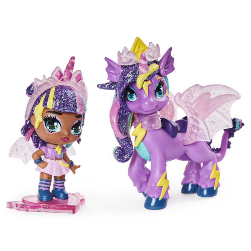 Pixie Riders Hatchimals Pixie Riders Moonlight Mia Unicornix Dark Unicorn - Jeux...