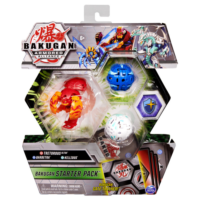 Bakugan Starter Pack Saison 2 - Gate Trainer Rouge - Jeux enfants T