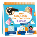 Livres pour enfants - Mon fabuleux bloc d'activités - UN HIVER AVEC LOUP - Livraison rapide Tunisie