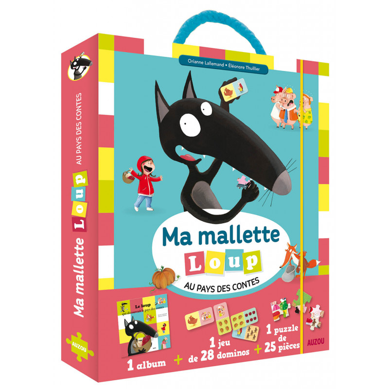 Coffret - MA MALLETTE LOUP AU PAYS DES CONTES