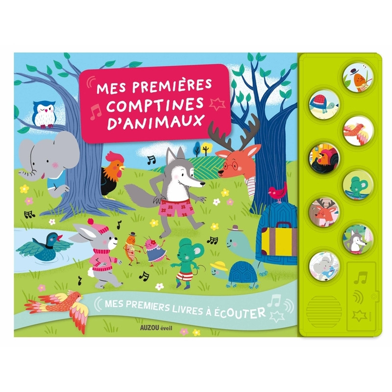 Mes premiers livres à écouter - MES PREMIÈRES COMPTINES D'ANIMAUX