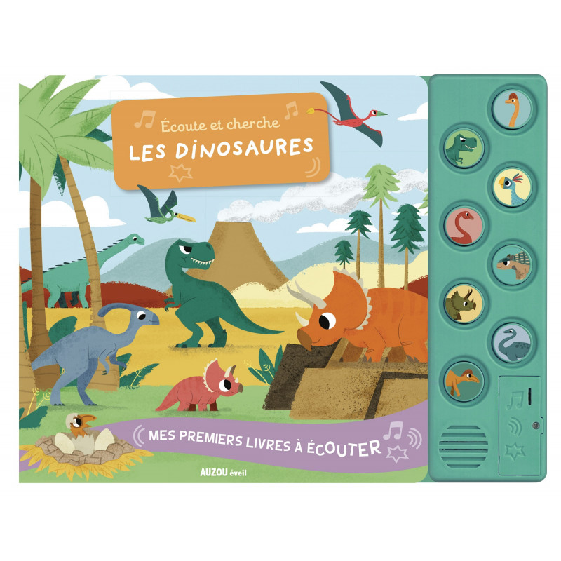 Mes premiers livres à écouter - ÉCOUTE ET CHERCHE LES DINOSAURES PESKIMO