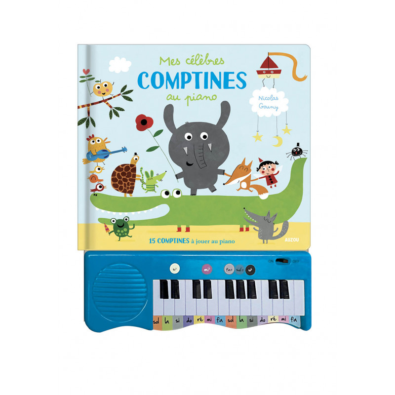 Livres Piano - MES CÉLÈBRES COMPTINES AU PIANO